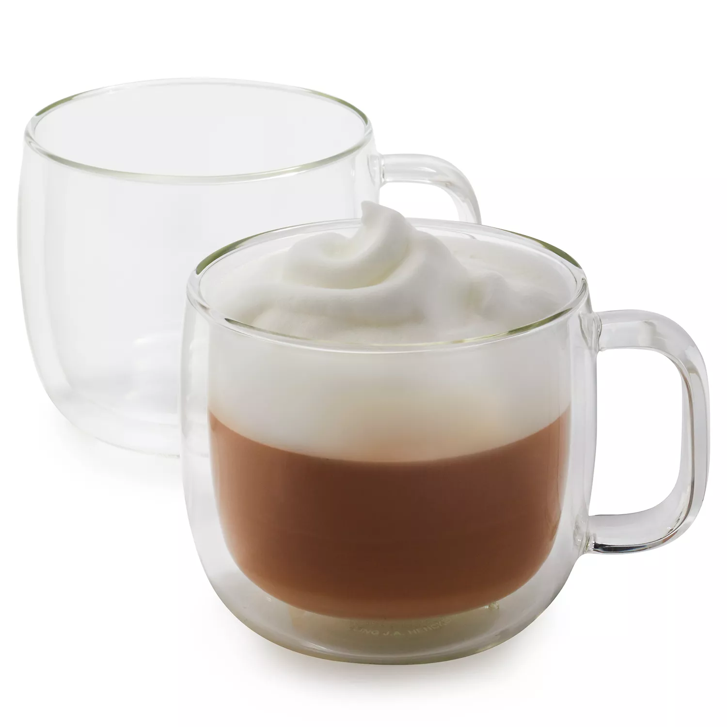 Shop ZWILLING J.A. Henckels Zwilling Double Wall Glass 2-Piece Cappuccino Glass  Mug Set