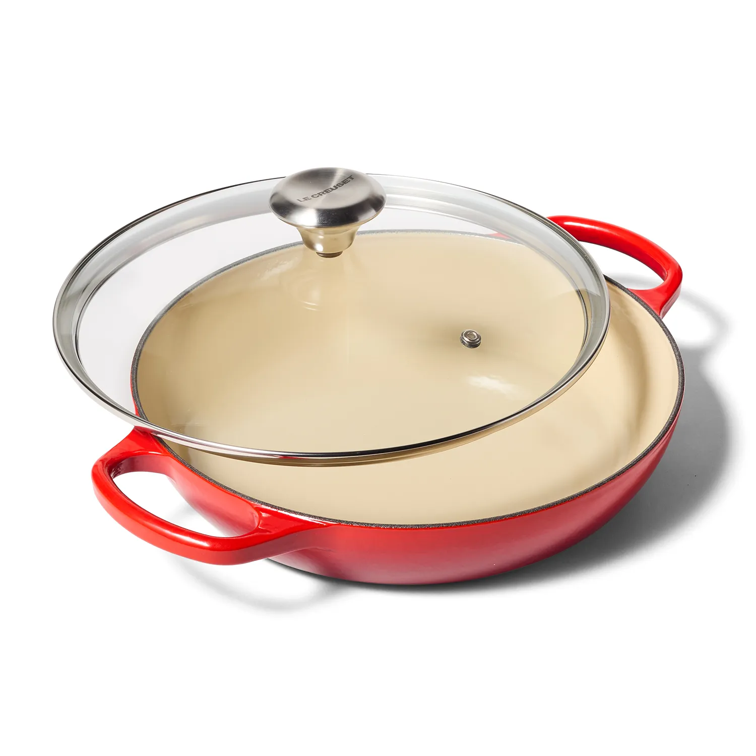 Le Creuset Signature Braiser with Glass Lid, 2.25 qt.