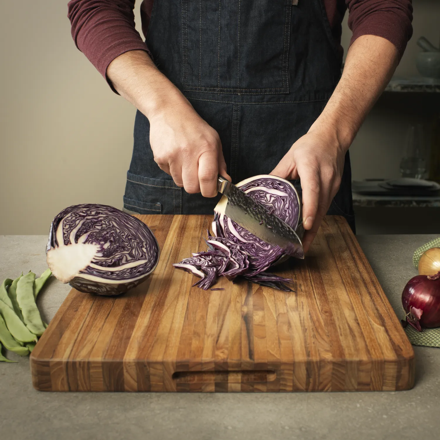 Teakhaus Traditional Edge Grain Cutting Board