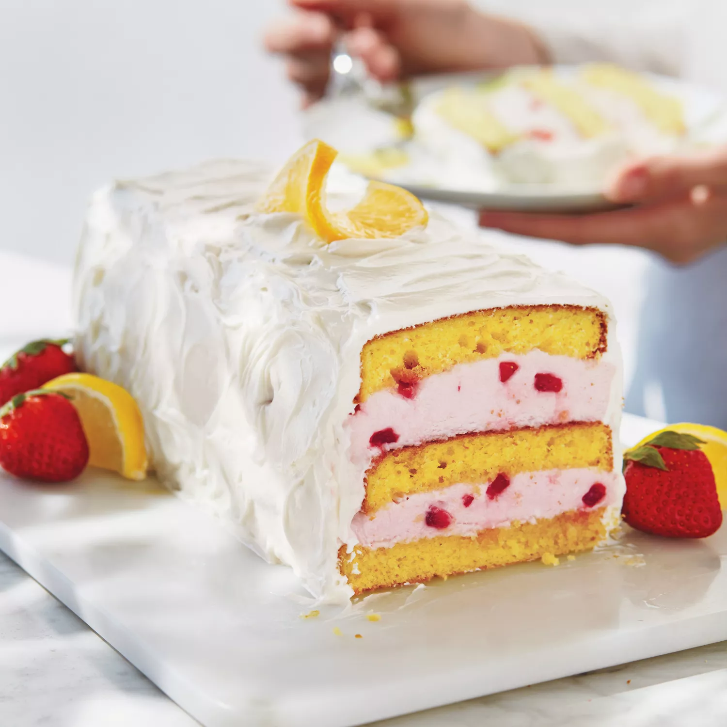 Strawberry Cassata Cake Recipe (Light and Moist) | The Kitchn
