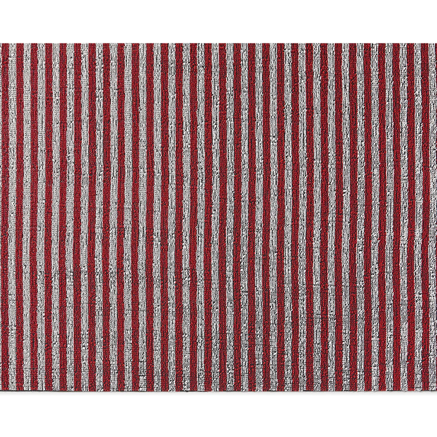 Chilewich Breton Stripe Shag Rug, Candy