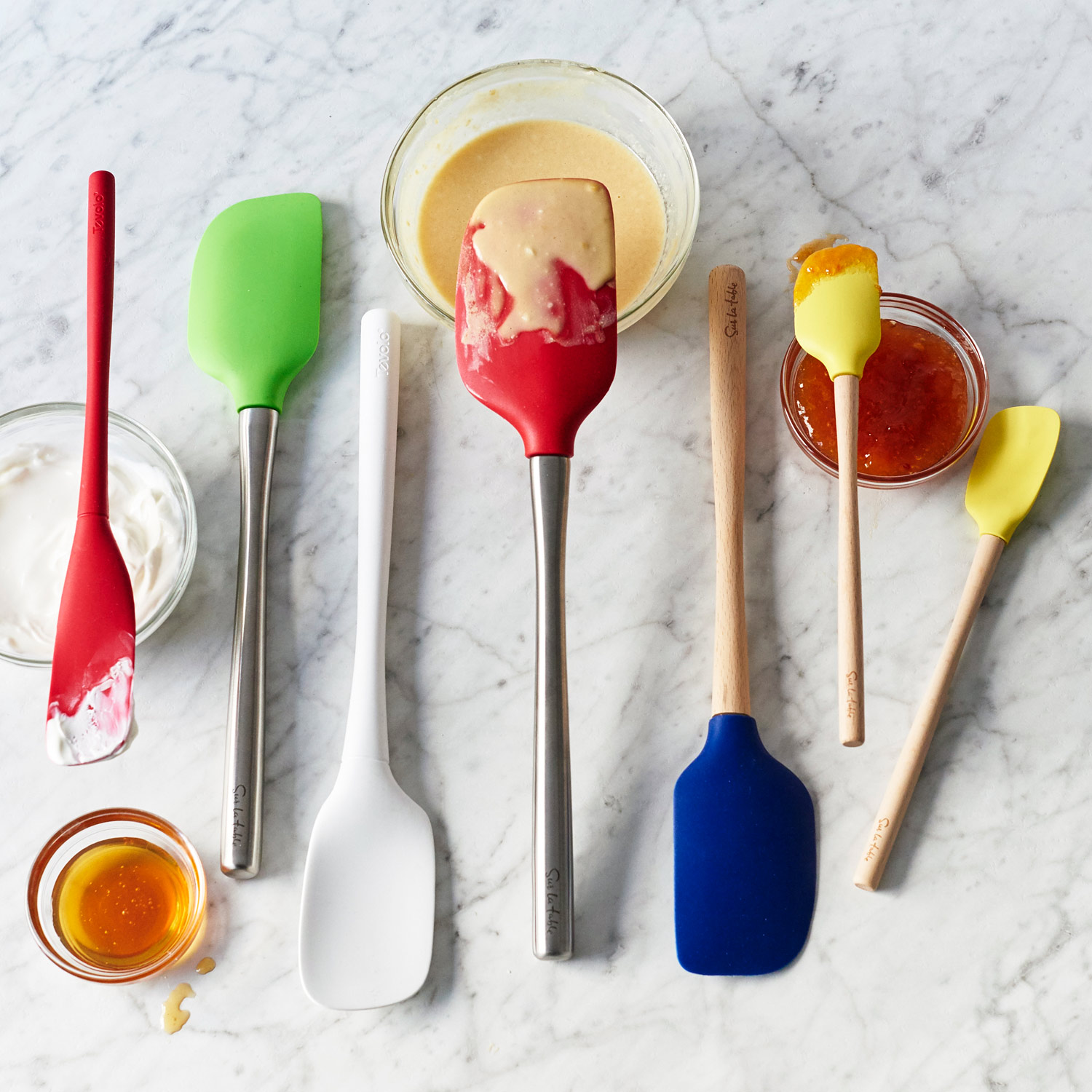 Sur La Table Flex-Core Silicone Spatula with Stainless Steel Handle