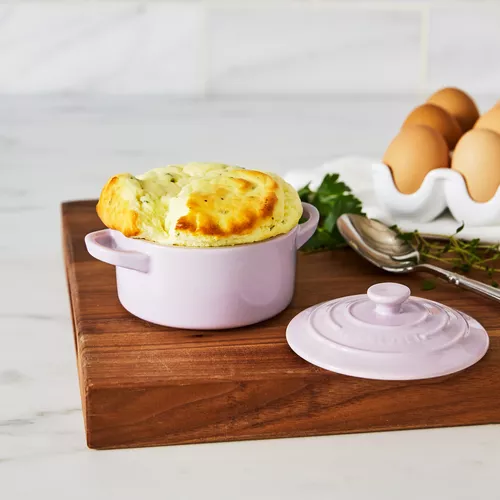 Goat Cheese and Herb Souffle