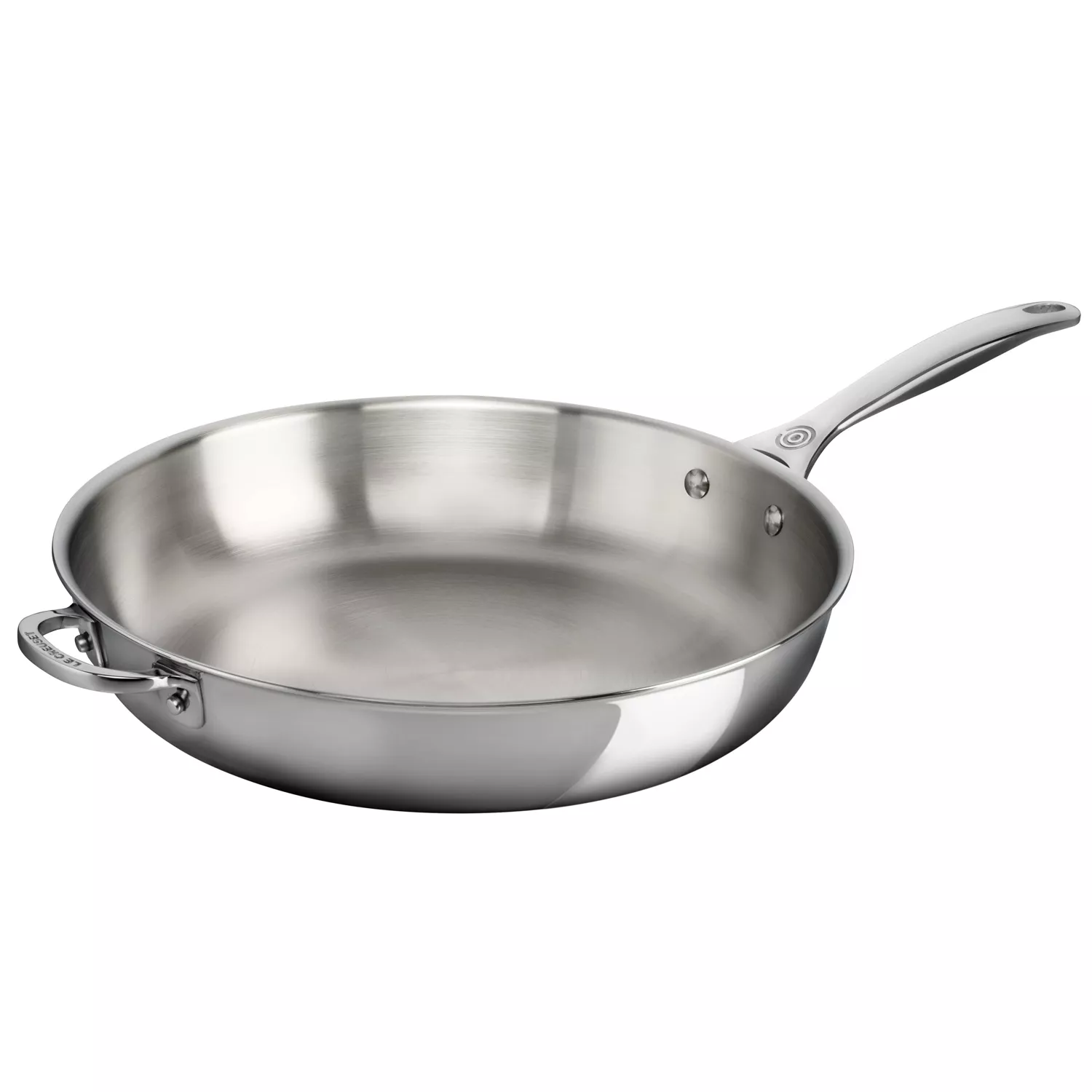 Le Creuset Stainless Steel Deep Skillet, 12.5"