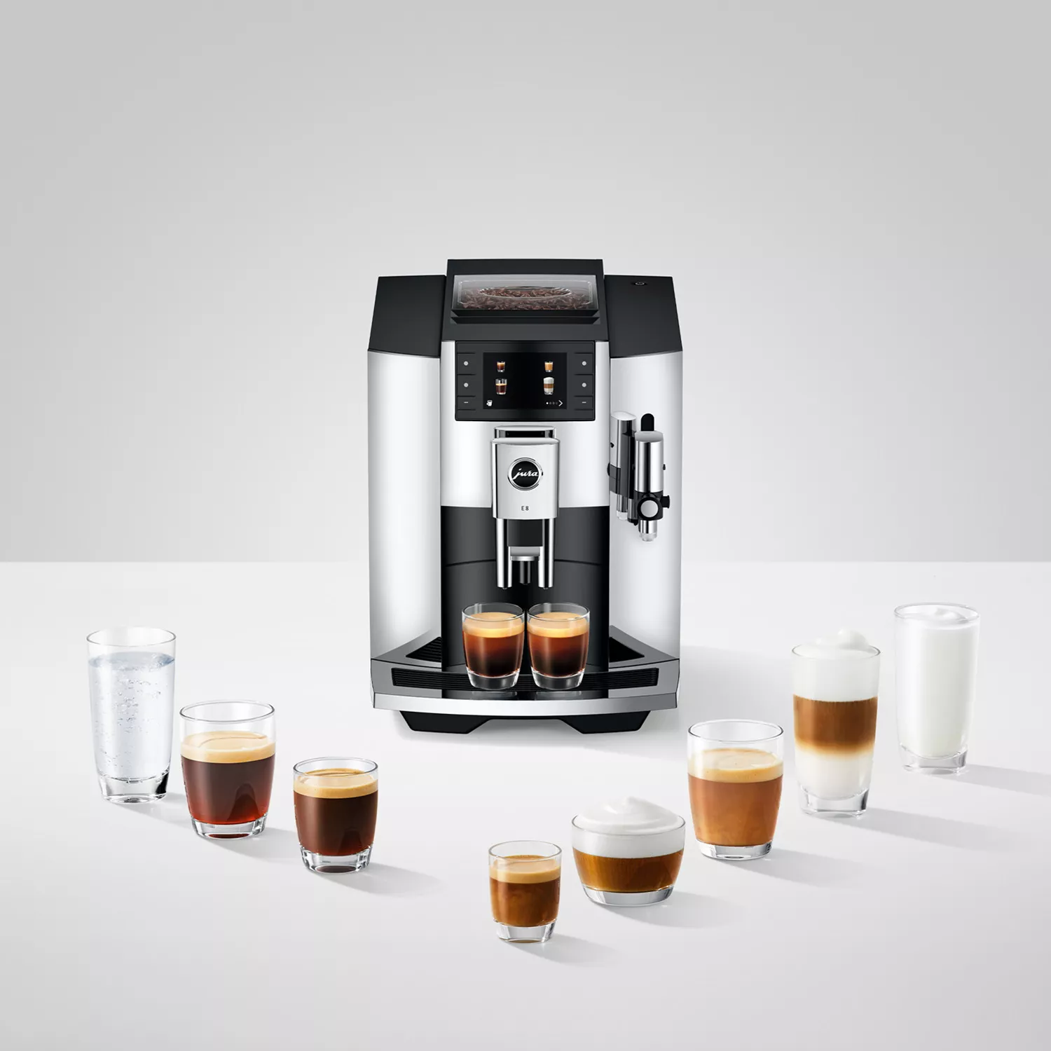 JURA E8 Fully Automatic Coffee Machine