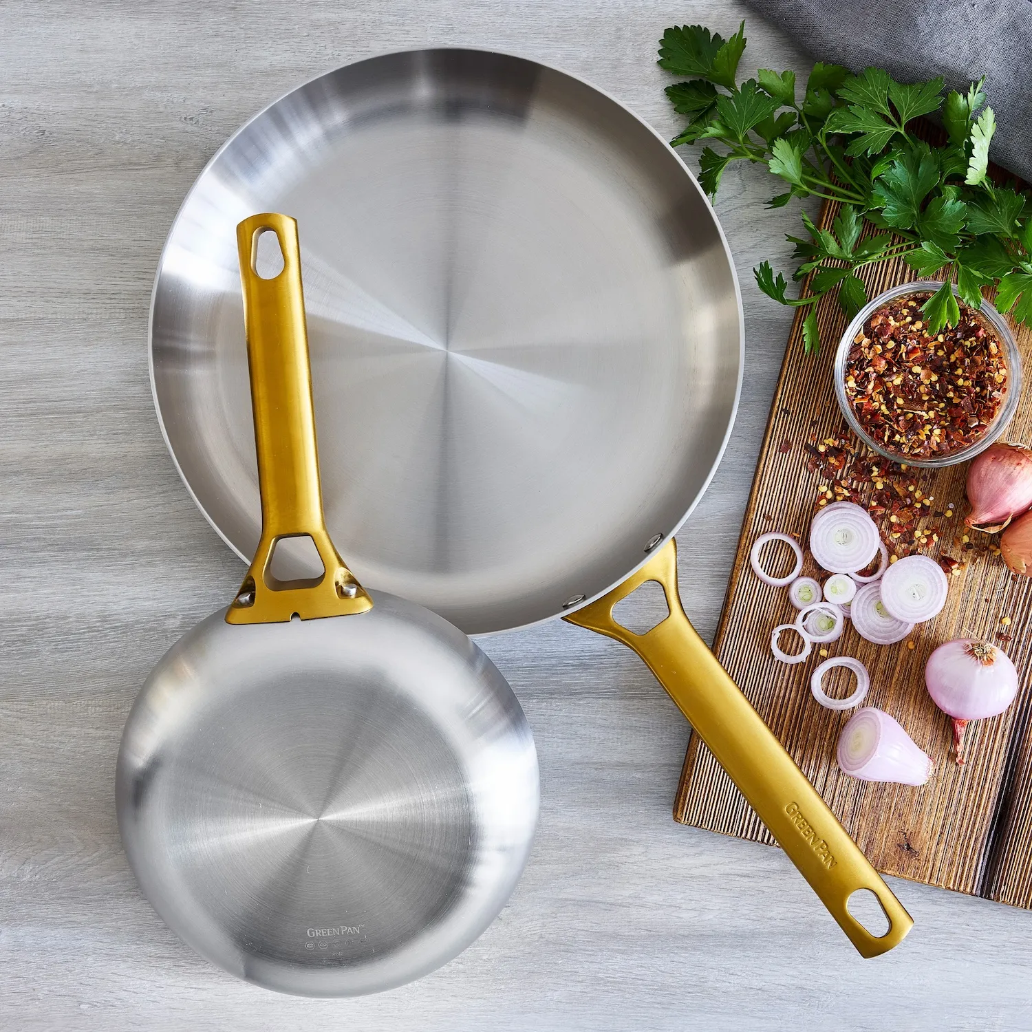 GreenPan Reserve Stainless Steel 10-Piece Cookware Set