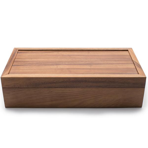 Ironwood Acacia Rectangular Tea Box - thumbnail 3