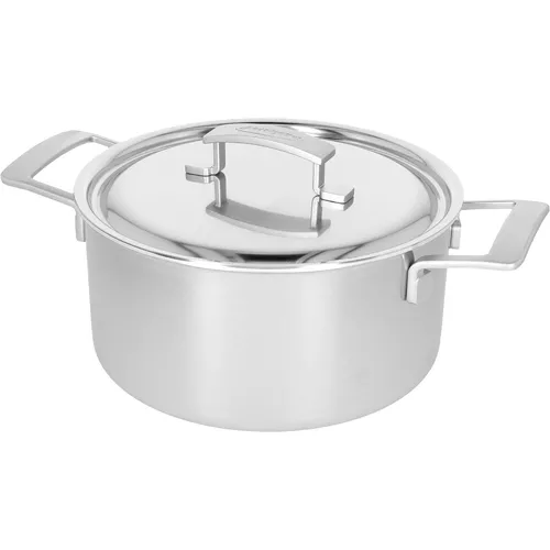 Demeyere Industry5 Stainless Steel Dutch Oven With Lid, 5.5 Qt.