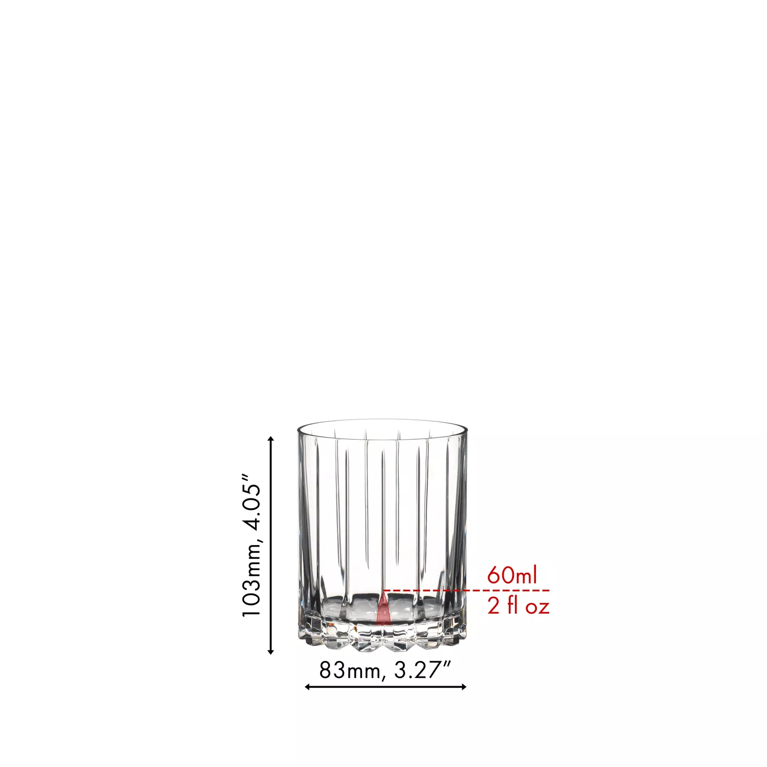  RIEDEL Drink Specific Glassware Double Rocks Glass, Set of 2