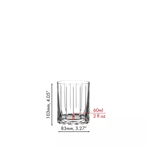  RIEDEL Drink Specific Glassware Double Rocks Glass, Set of 2