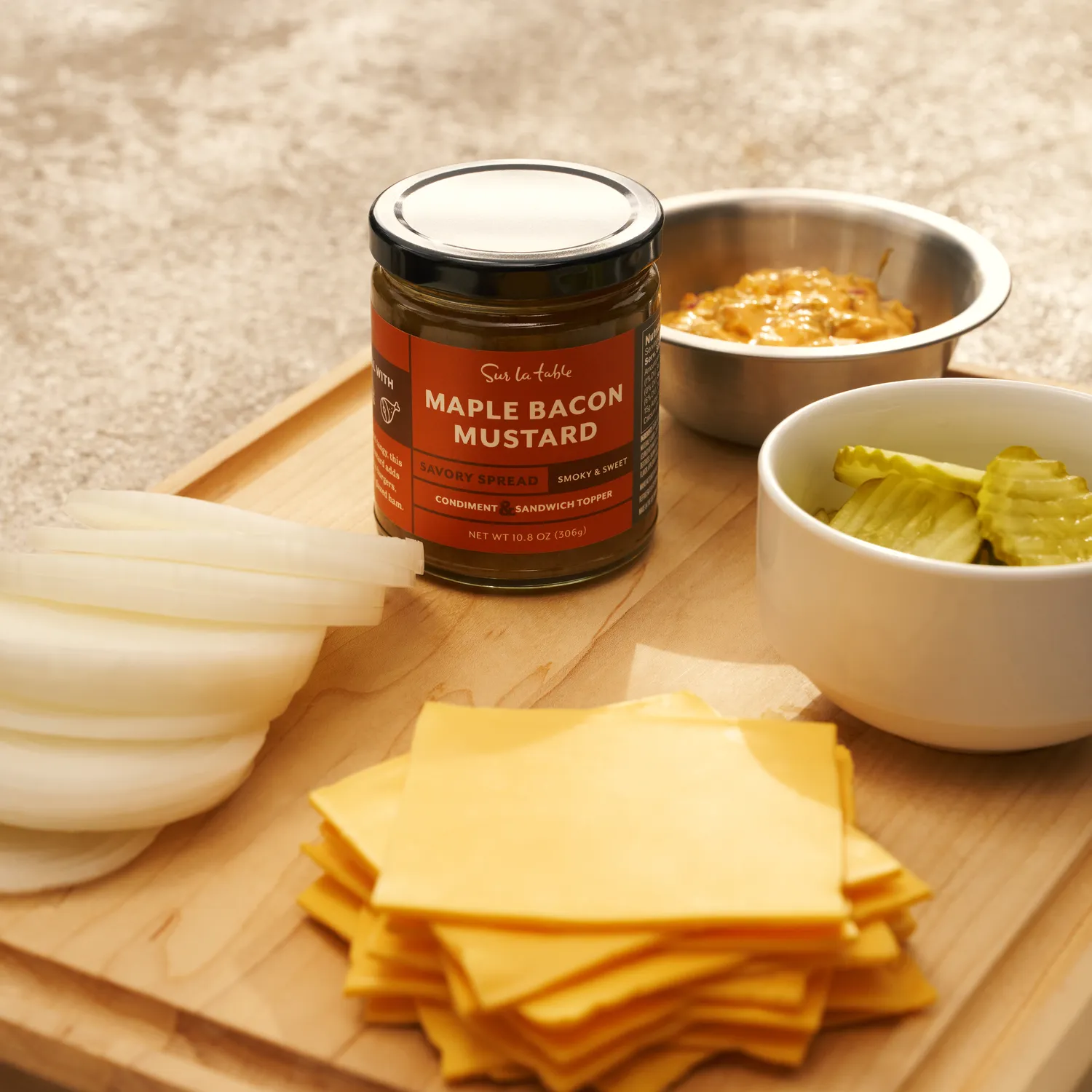 Sur La Table Smoked Maple Bacon Mustard