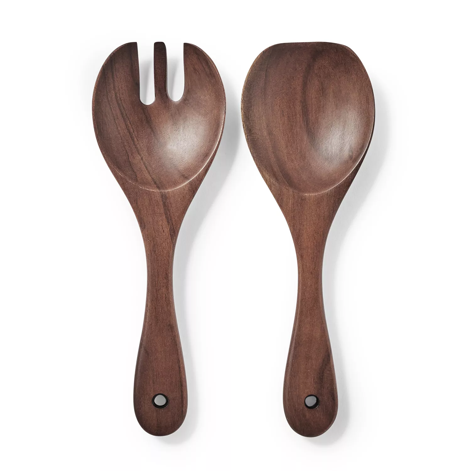 Sur La Table Dark Acacia Wood Servers, Set of 2