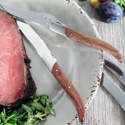 French Home Laguiole Connoisseur Steak Knives, Set of 4