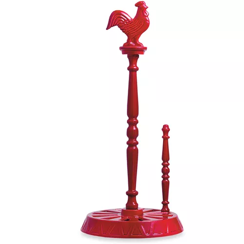 Red Rooster Paper Towel Holder