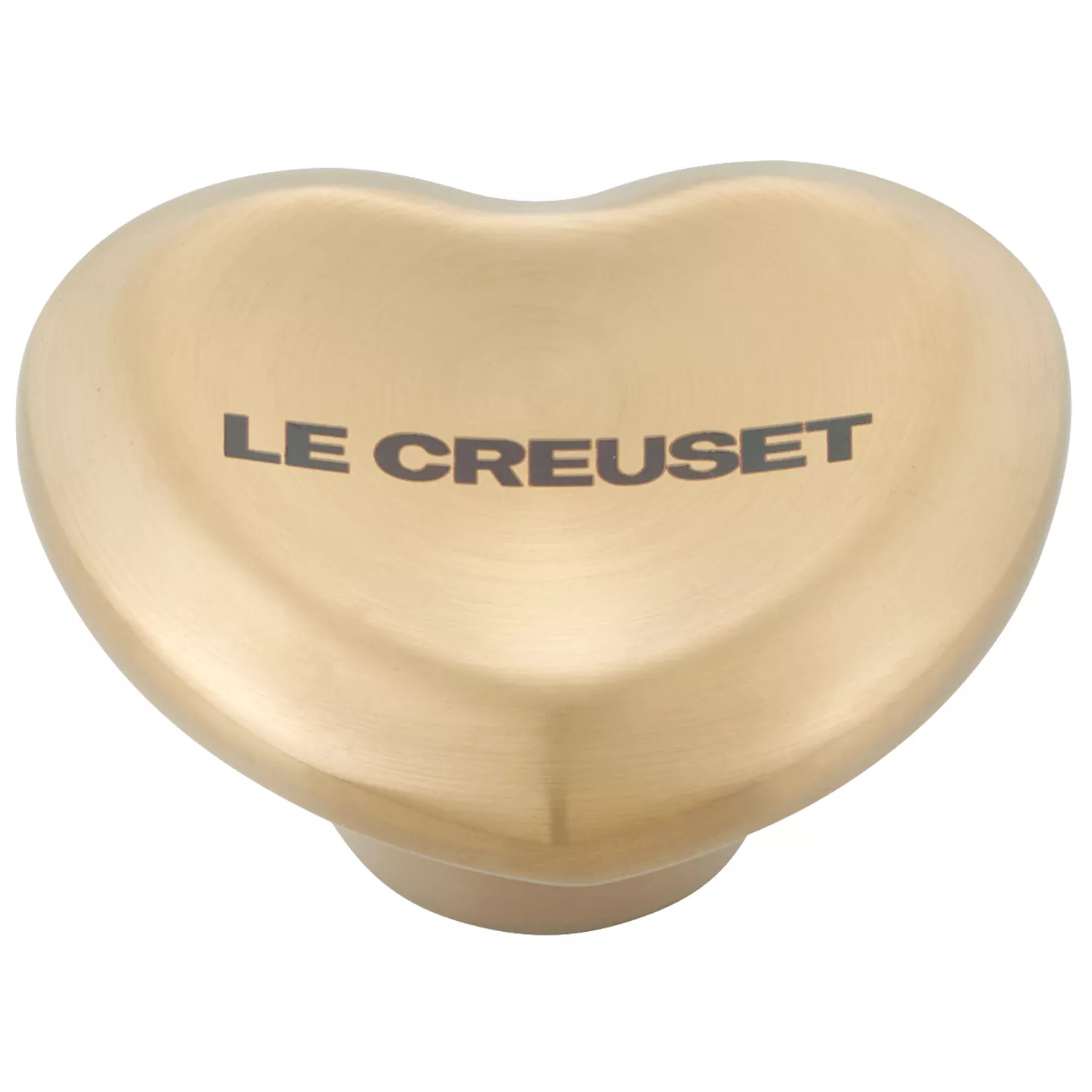 Le Creuset 8oz Mini Round Cocotte with Gold Heart Knob | Sea Salt