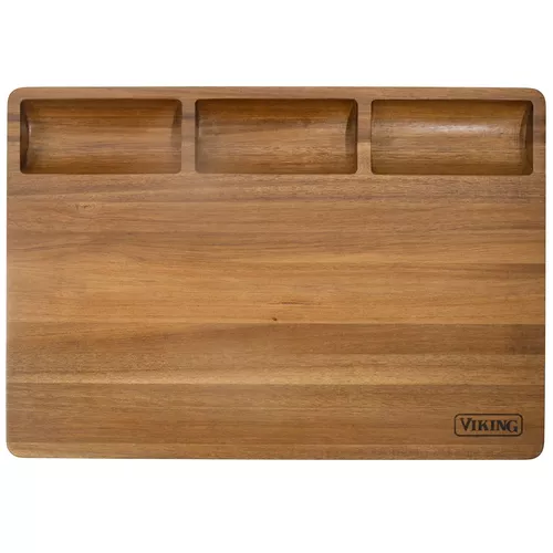Viking Acacia Wood Butcher Block Prep and Serving Board