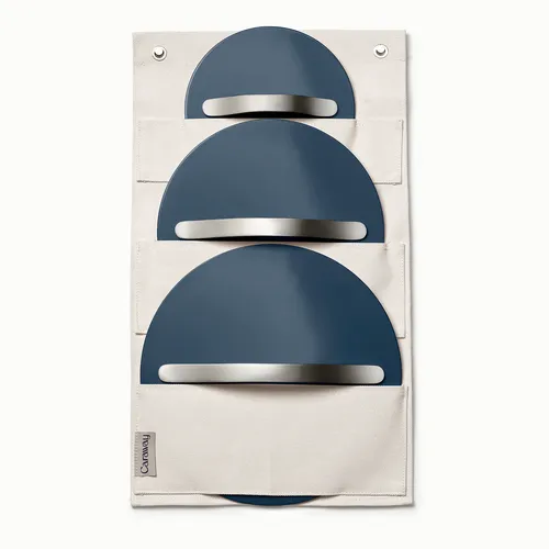 Caraway Ceramic Nonstick 7-Piece Cookware Set with Bonus Storage