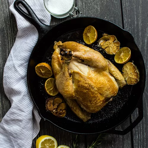 Garlic Lemon Rosemary Roasted Chicken