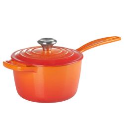 Le Creuset Signature Flame Saucepan, 1¾ qt.
