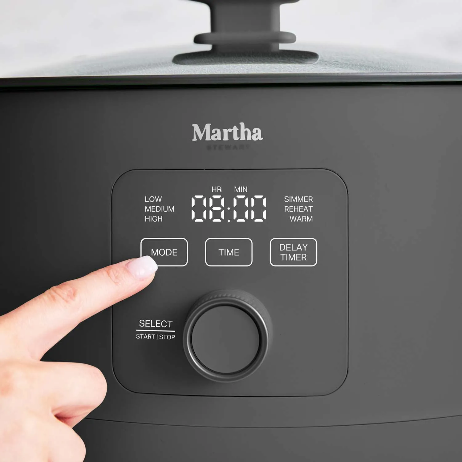 Martha Stewart by GreenPan Slow Cooker, 8qt.