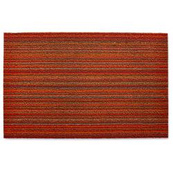 Chilewich Skinny Stripe Shag Doormat, Orange Love this rug!Great color, practical and durable!
