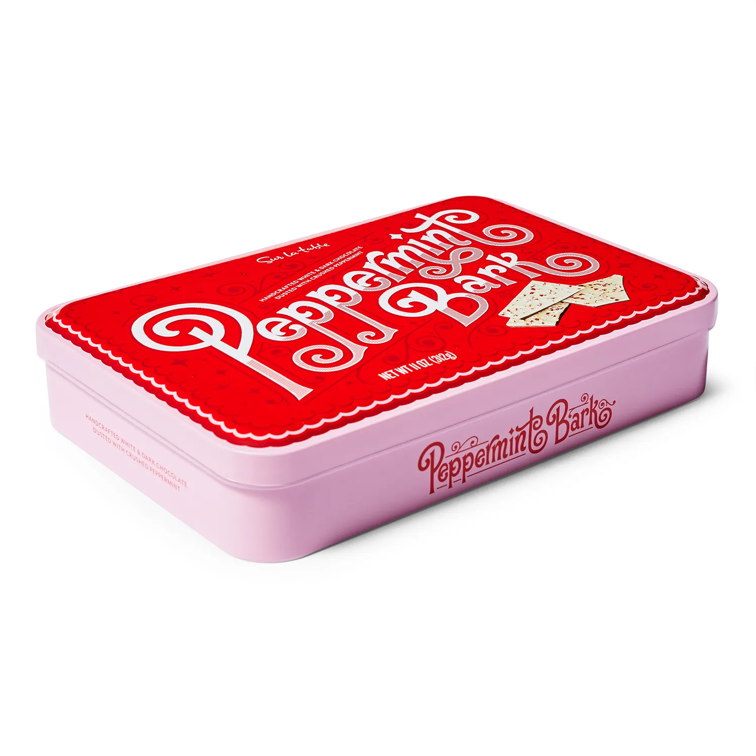 Sur La Table Chocolate Peppermint Bark Tin