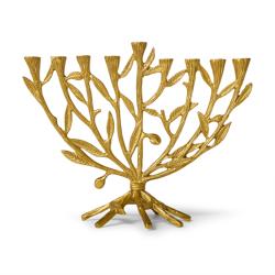 Sur La Table Hanukkah Gold Menorah