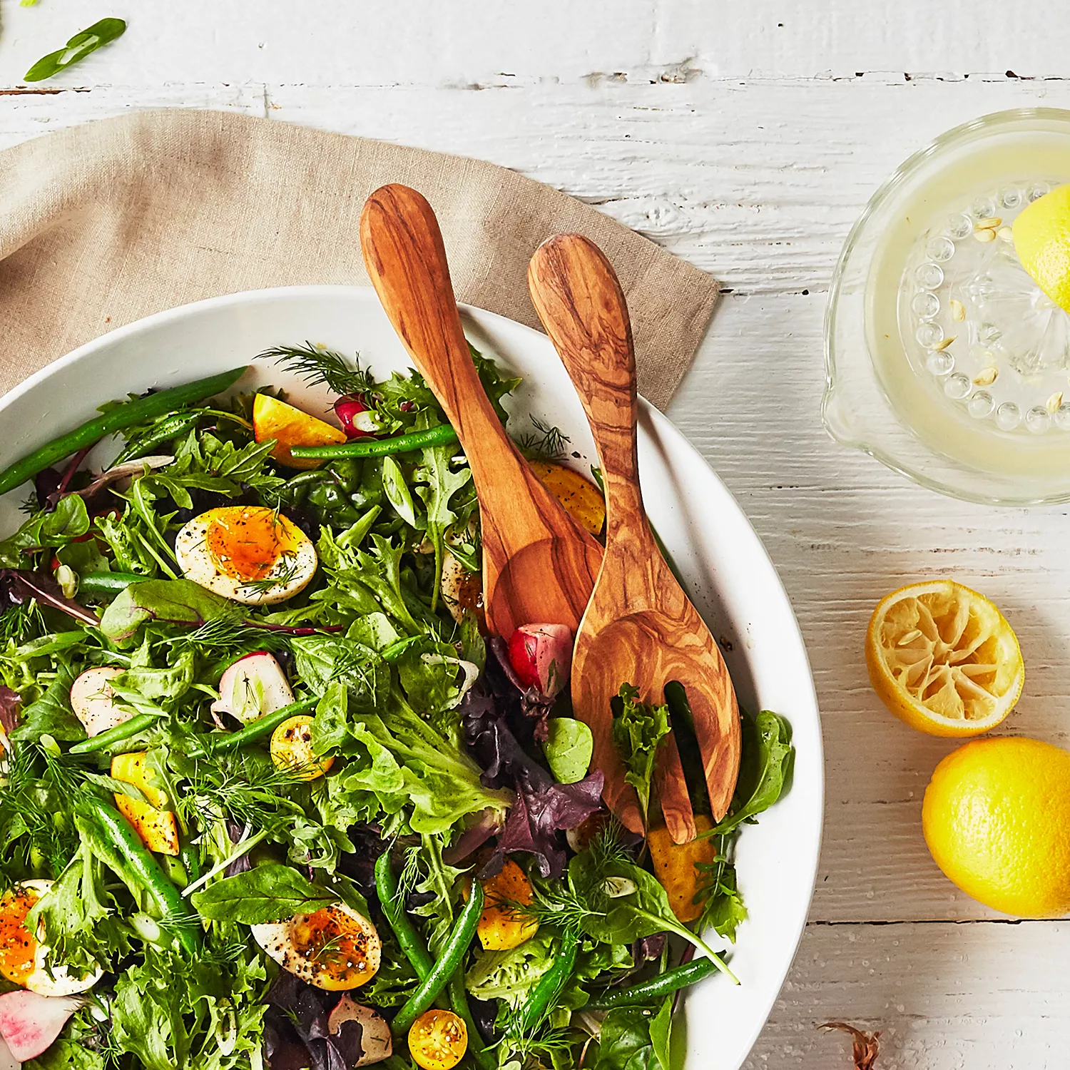 Sur La Table Italian Olivewood Salad Hands, Set Of 2