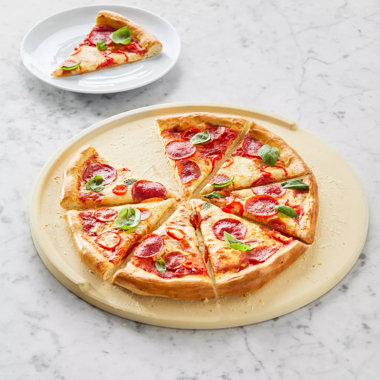 Sur La Table Cordierite No-Slip Pizza Stone, 16"