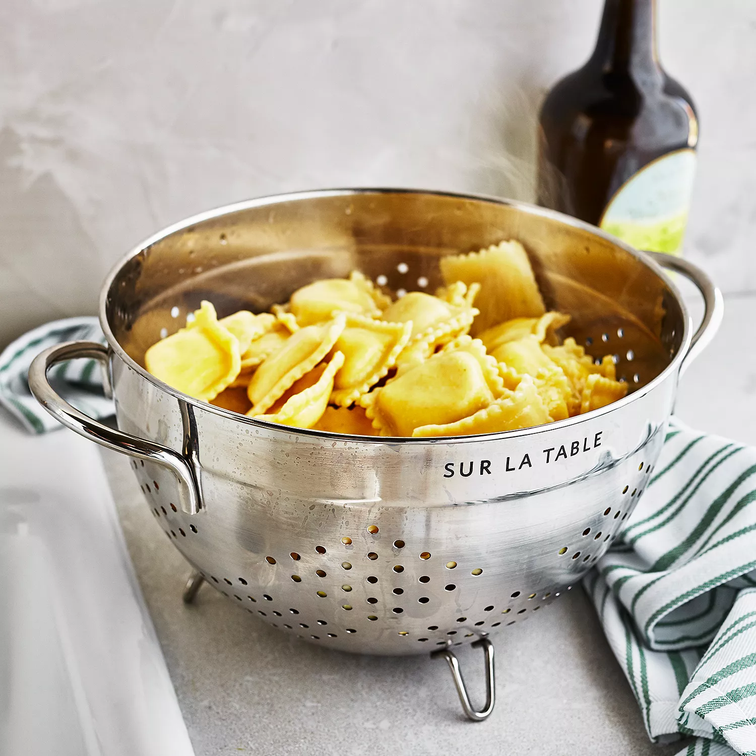 Sur La Table Stainless Steel Colanders