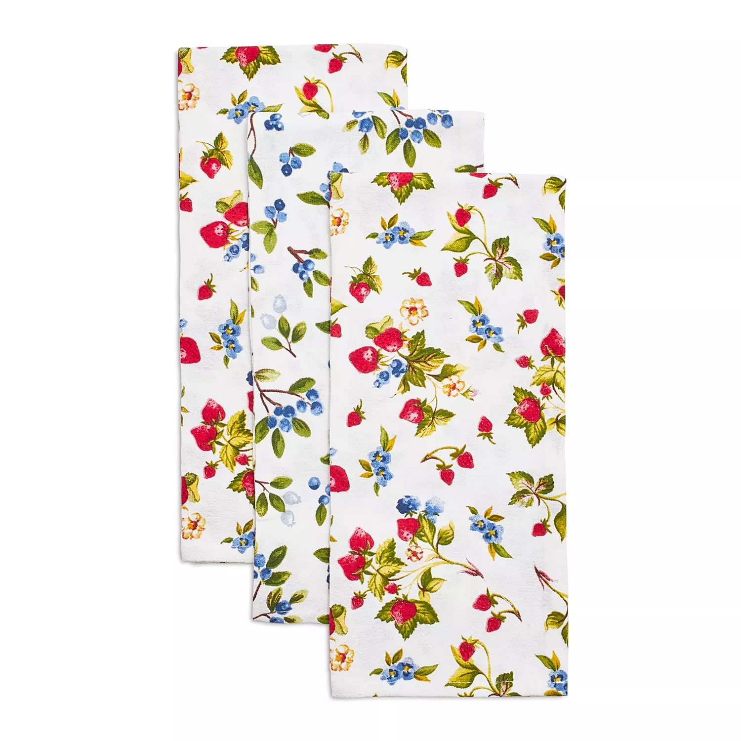 Sur La Table Berry Floursack Kitchen Towels, Set of 3