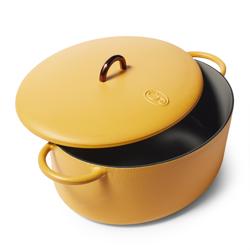  Great Jones The Dutchess Enameled Cast Iron Oval Dutch Oven, 6.75 Qt.