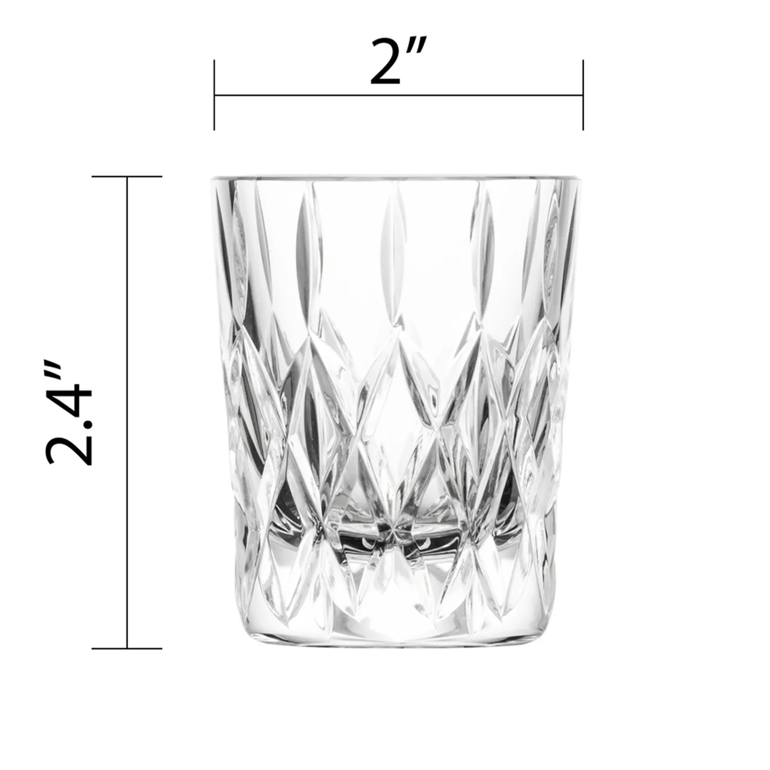 Fortessa Age Shot Glasses, Set of 4