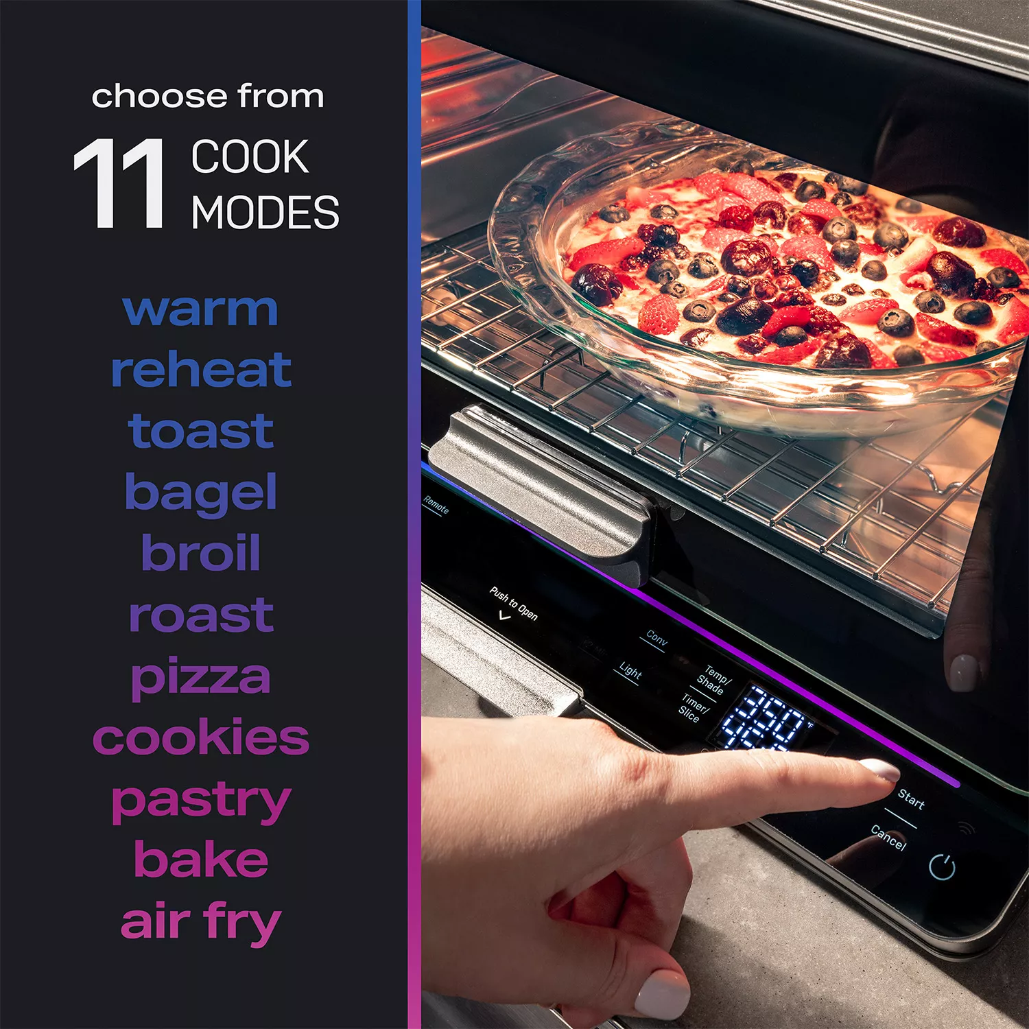 GE Profile™ Black Smart Toaster Oven