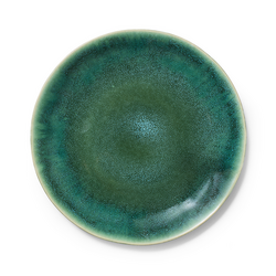 Sur La Table Cloud Emerald Dinner Plate