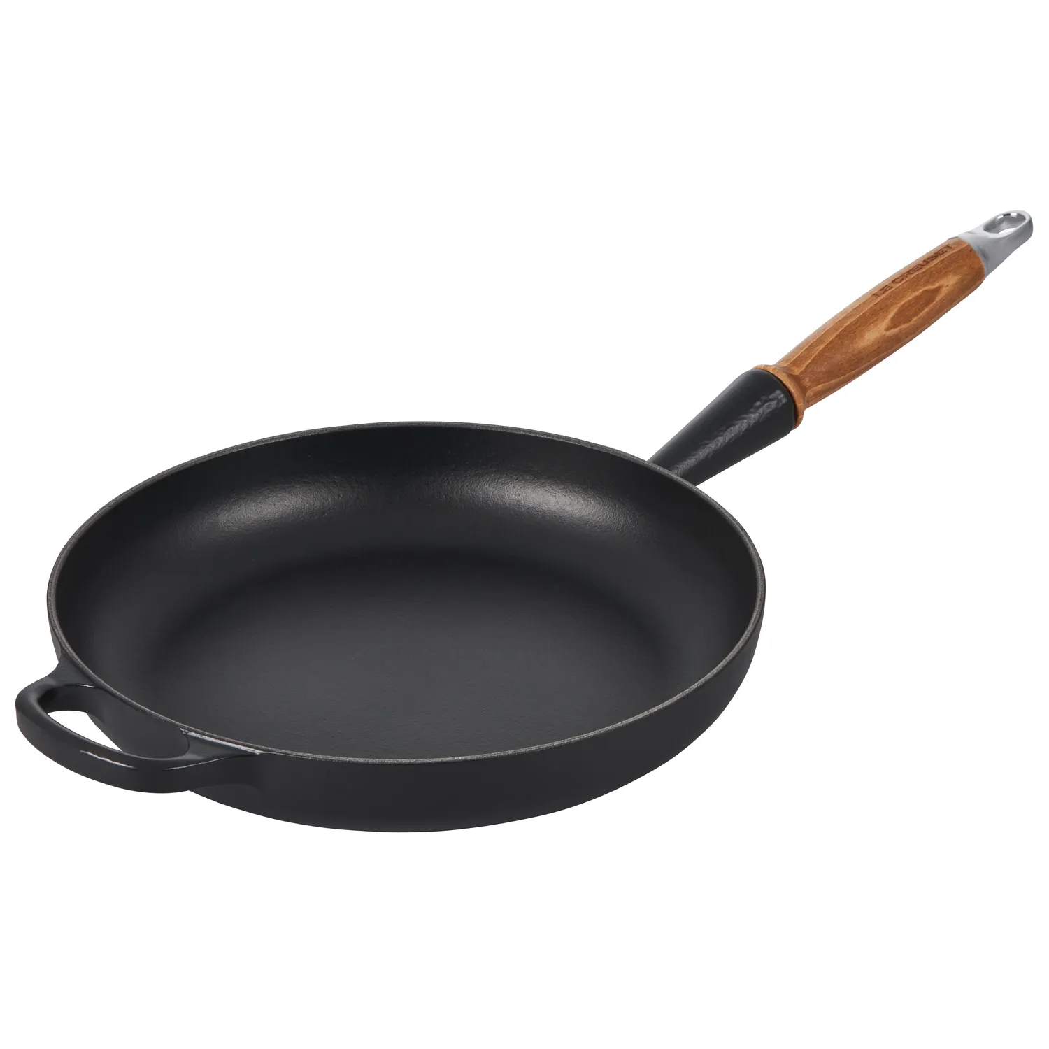 Le Creuset Enameled Cast Iron Alpine Wood Handled Skillet, 10.25"