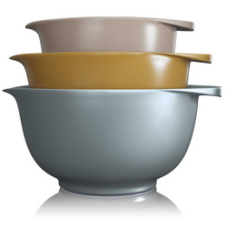 Rosti Victoria 3-Piece Heavyweight Mixing Bowl Set  Excellent Bowls