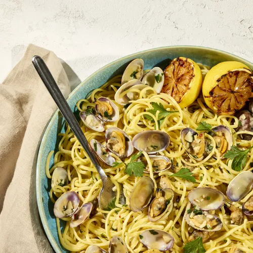 Sur La Table Driftwater Reactive Glaze Serving Bowl