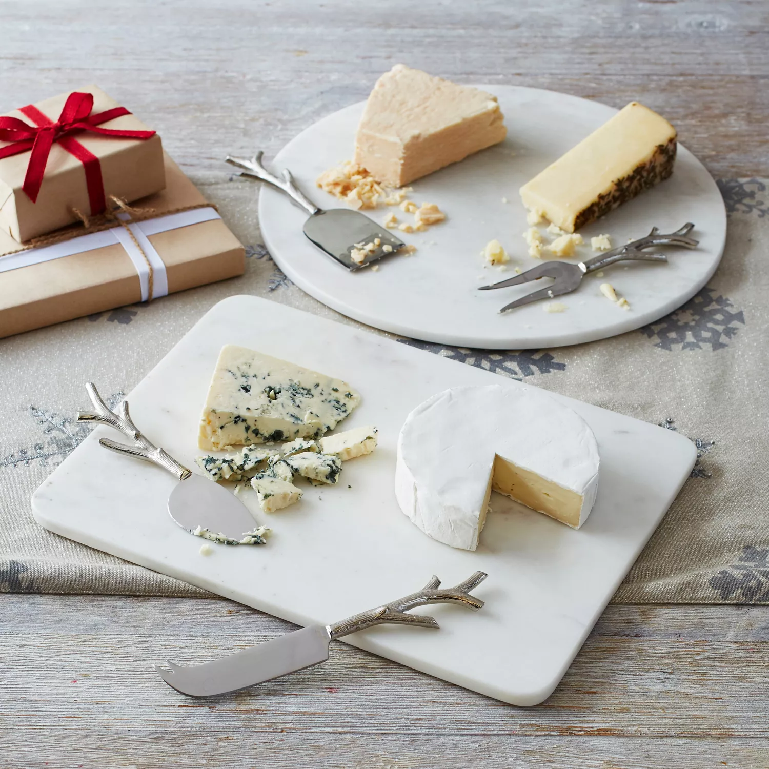 Sur La Table Round Marble Serving Board