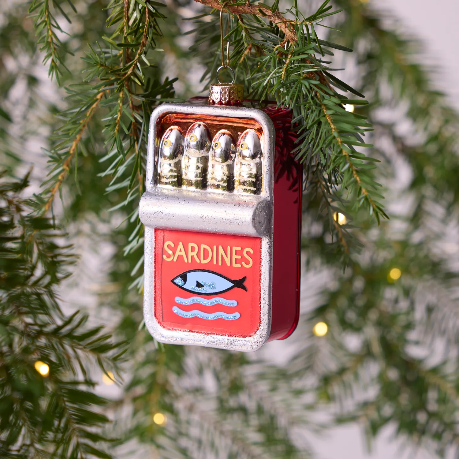 Sur la table Sardines Ornament