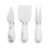 Sur La Table Marble Cheese Knives, Set of 3