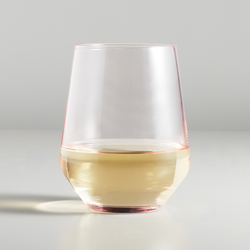 Sur La Table Pink Stemless Wine Glass
