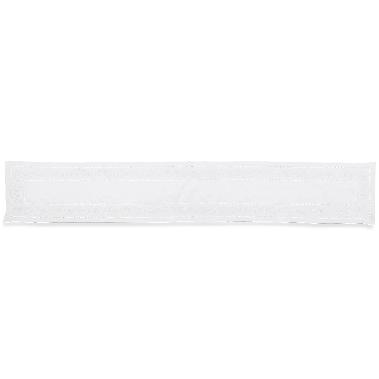Henry Handwork Jardin Embroidered Linen Runner