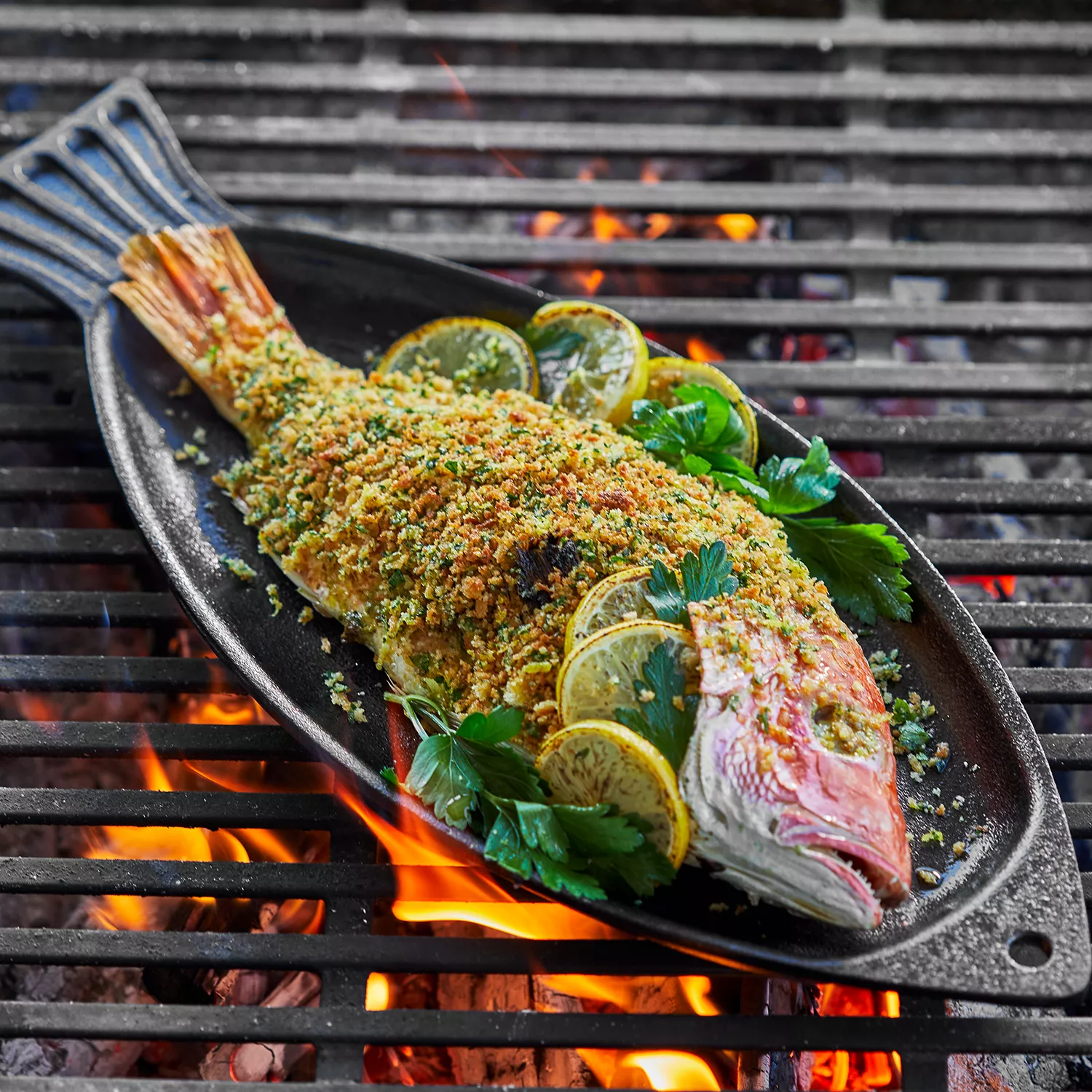 Sur La Table Cast Iron Fish Pan