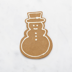 Sur La Table Copper-Plated Snowman Cookie Cutter with Handle