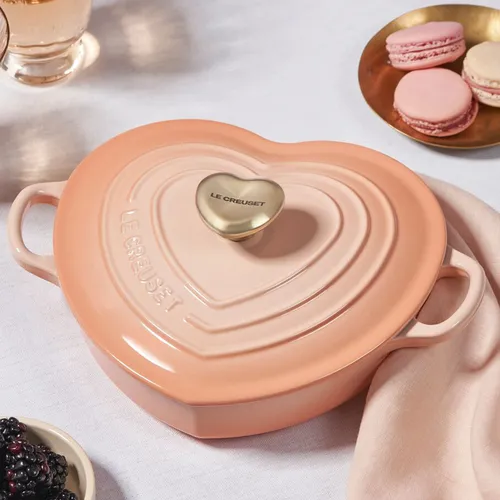 Le Creuset Shallow Heart Cocotte, 1.25 Qt.
