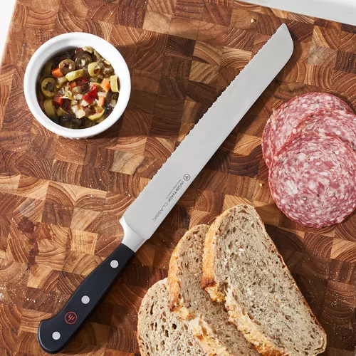 W&#252;sthof Classic Double-Serrated Bread Knife, 9&#34;