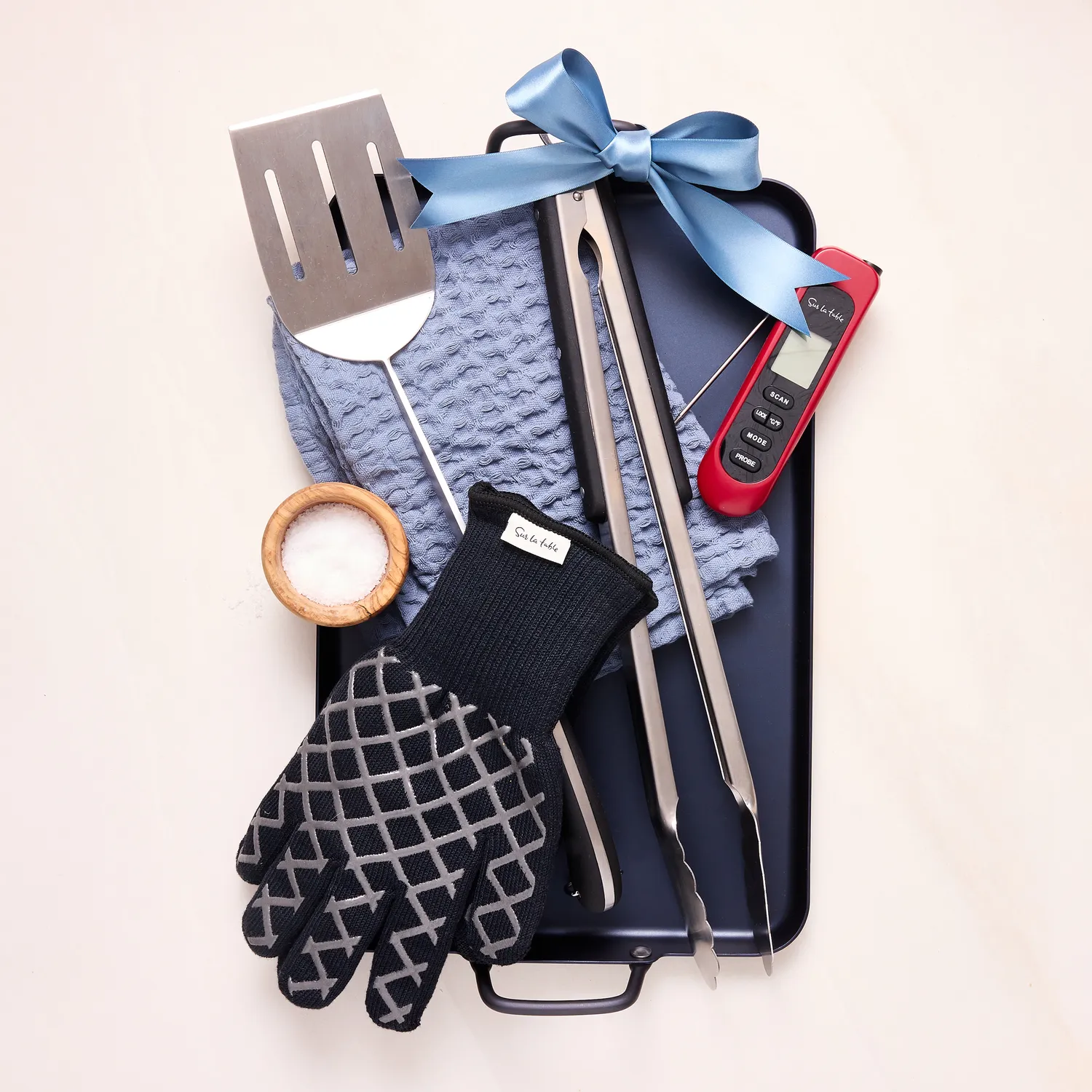 Sur La Table Carbon Steel Double Burner Griddle, 17" x 11"