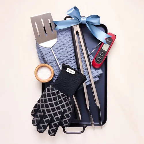 Sur La Table Carbon Steel Double Burner Griddle, 17" x 11"