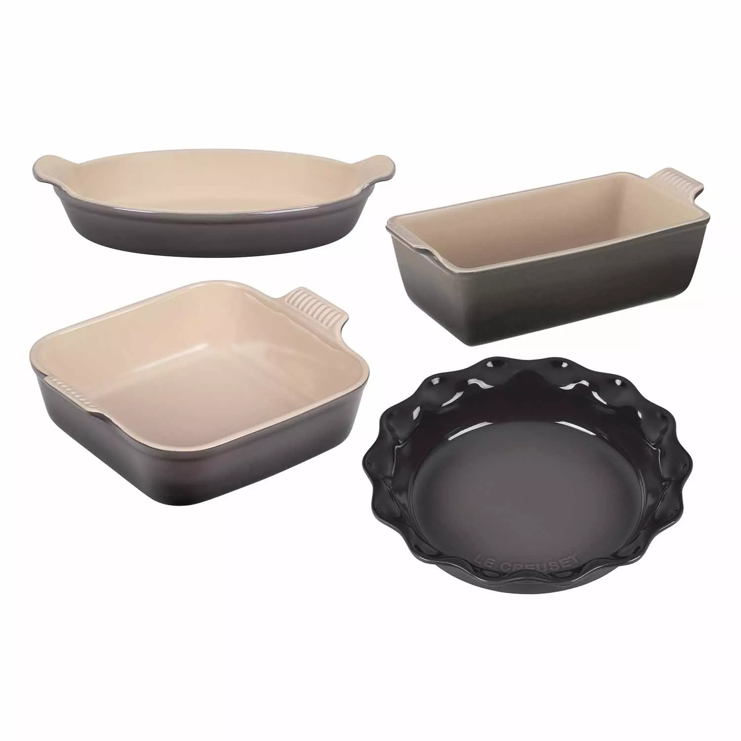 Le Creuset Stoneware 4-Piece Heritage Bakeware Set